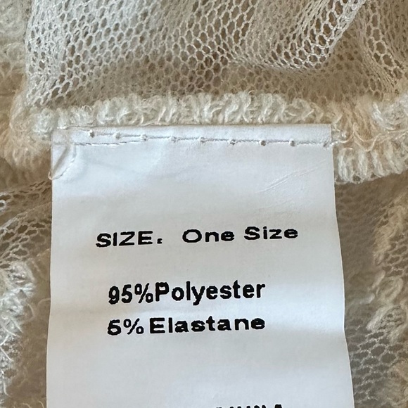 Summer Floral Lace Coverup with Front Tie - Picture 8 of 9